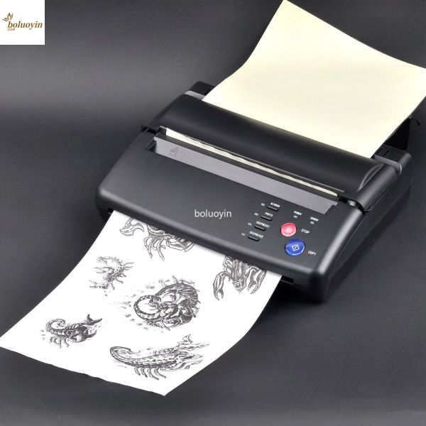 Tattoos Tattoo Transfer Maschine Kopierschablone Gerät Kopierer Drucker Zeichnung Thermowerkzeuge für Tattoo Fotos Transferpapier Kopierdruck