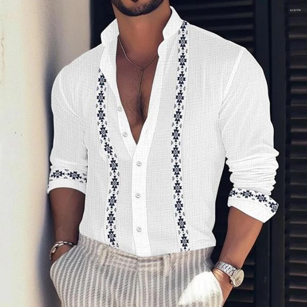 Camicie casual da uomo Camicia da uomo con colletto button down Vestibilità quattro stagioni Manica lunga Regular Resistente e pratica Alta qualità