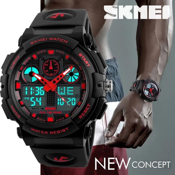 Armbanduhren Verkauf für Männer LED Großes Zifferblatt Digitaluhr Wasserdicht Alarm Kalender Sport GPS Kompass Smart Uhren