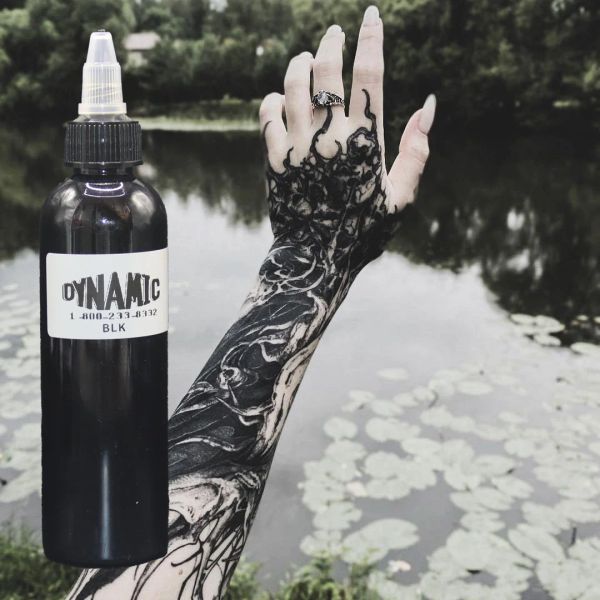 Tinten Dynamic Black Tattoo Ink Premium Tattoo Ink, ideal zum Linieren, Schattieren, Tribal und Mischen, 2 Stück, 30 ml, 60 ml, 90 ml, 120 ml Flasche