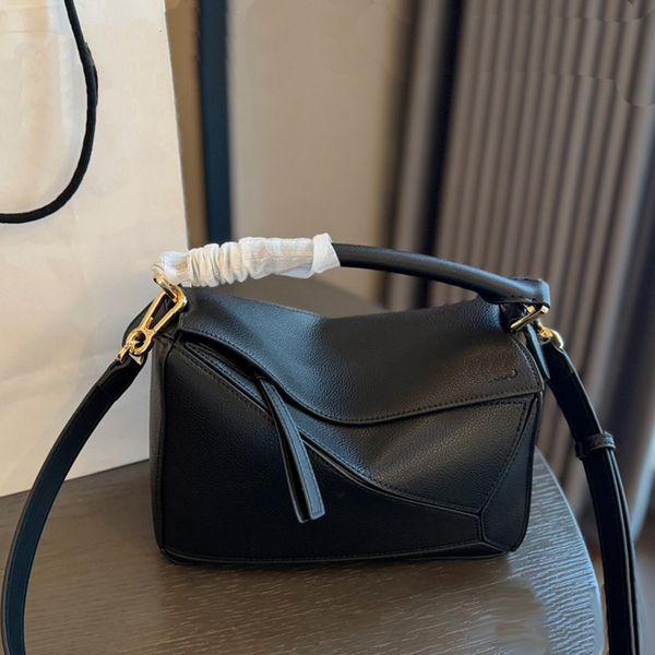 Kadınlar tasarımcı crossbody çantaları yeni bulmaca lychee desen deri omuz çantası Lady lüks koltuklu el çantası sıcak popüler kadın moda çantası