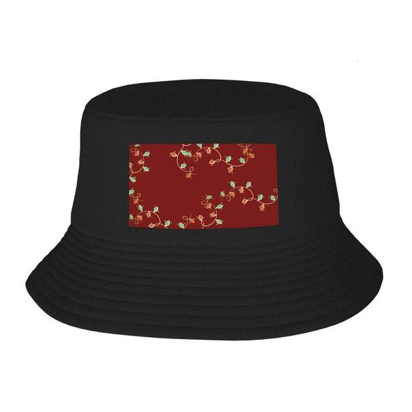 Natale rosso 4 cappelli a secchiello berretto da baseball borsa da spiaggia cappello da pesca cappello da uomo moda donna