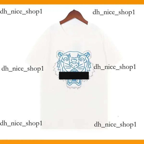 Homens camisetas Designer Kenzo Camiseta Bordado Cabeça de Tigre Tees Mens Camisetas Mulheres Letras de Algodão T-shirt Solto Hip Hop Rua Luxo Clássico Asiático Tamanho S-2XL 179