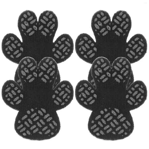 Abbigliamento per cani 4 pezzi Cuscinetti protettivi per piedi Cuscinetti antiscivolo Patch Forniture per cuccioli Gel di silice Protettore portatile Piccolo