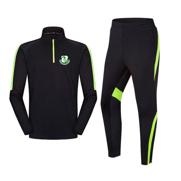 Shamrock Rovers Football Club Herren-Trainingsanzug Fußballjacke Freizeit-Trainingsanzüge Erwachsene Kinder Outdoor-Sportbekleidung Joggen Hiki153u