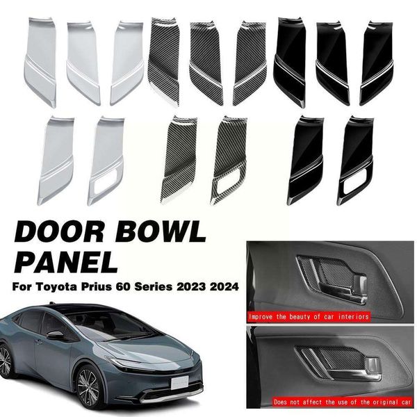 Toyota Prius 60 Serisi 2023 2024 İç Kapı Kasesi Tutma Stili Kapak Koruyucusu Otomatik Panel İçinde Sticker İç Moudi P5K4