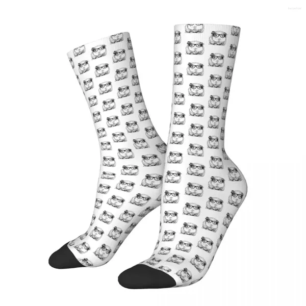 Herrensocken, Hipster, Strichzeichnung, Meerschweinchen, Cavia Porcellus, Tier, Kordelzug, Reisetasche, 3D-Druck, Rucksack, Junge, Mädchen, Mitte der Wade