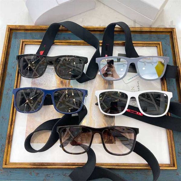 Солнцезащитные очки Дизайнерская доска с квадратным ветром, модные мужские солнцезащитные очки, женские красные солнцезащитные очки со звездами SPR04X USPM