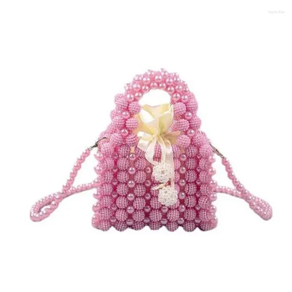 Abendtaschen Mini leichte Perle Bayberry Handtasche Französisch Retro Damen handgefertigte Perlen Umhängetasche