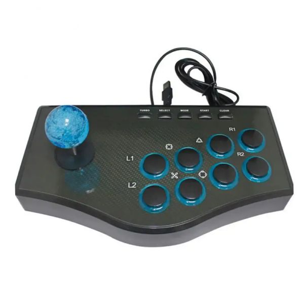 Joysticks arcade joystick gamepads sokak dövüş oyun denetleyicisi sopa pc bilgisayar için usb oyun denetleyicisi win7 win8 win10 os