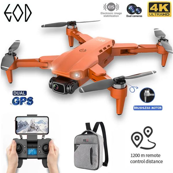 Droni L900PRO GPS Drone 4K HD Professionale Doppia Fotocamera Stabilizzazione Aerea Motore Brushless Pieghevole Quadcopter Elicottero RC 1200M