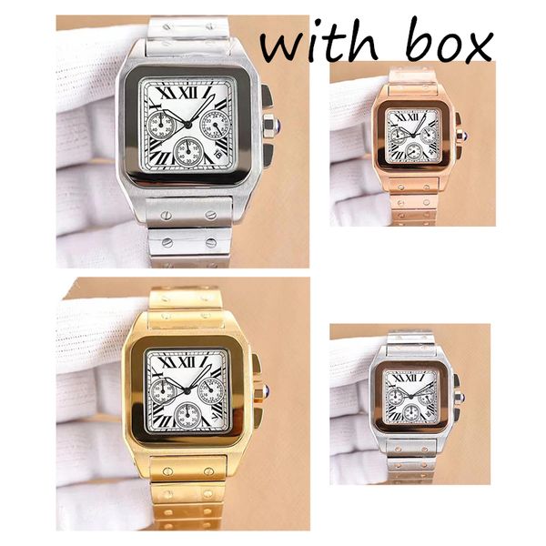 Мужские модные часы высокого качества W20090X8 Top montres Clone AAA Часы 39 мм Кварцевый аккумулятор из нержавеющей стали Роскошный кожаный браслет Сапфировое стекло Spitzenuhr U1 facto