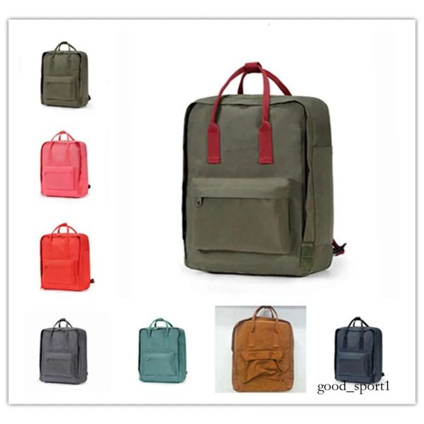 Zaino kankens Zaino classico Kanken Mini Zaino impermeabile in tela con design alla moda per donna e bambino Volpe artica Fjallravan 799