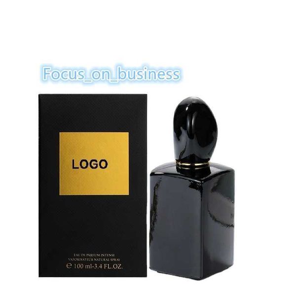 Frasco de spray de perfume de vidro recarregável quadrado de 50ml de perfume de luxo por atacado com caixa de luxo