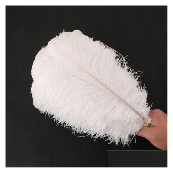 Decoração de festa 30-35cm diy penas de avestruz plumas suprimentos de artesanato para casamento peça central decoração de evento festivo entrega de entrega em casa ga dhiel