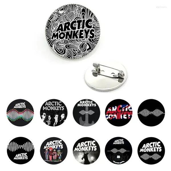 Broschen JOINBEAUTY Arctic Monkeys Musikalben Rock Emaille Brosche Pin Schmuck Glas Cabochon Pins Geschenk Zubehör GYF32