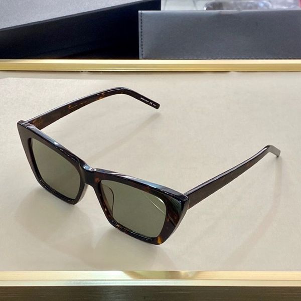 Neue Sonnenbrille Mode Frauen Dreieck Cat Eye Full Frame SL276 Beliebtes Modell UV400 Objektiv Sommerstil Schwarz Weiß Rot Farbe Kommen Sie Wi224J