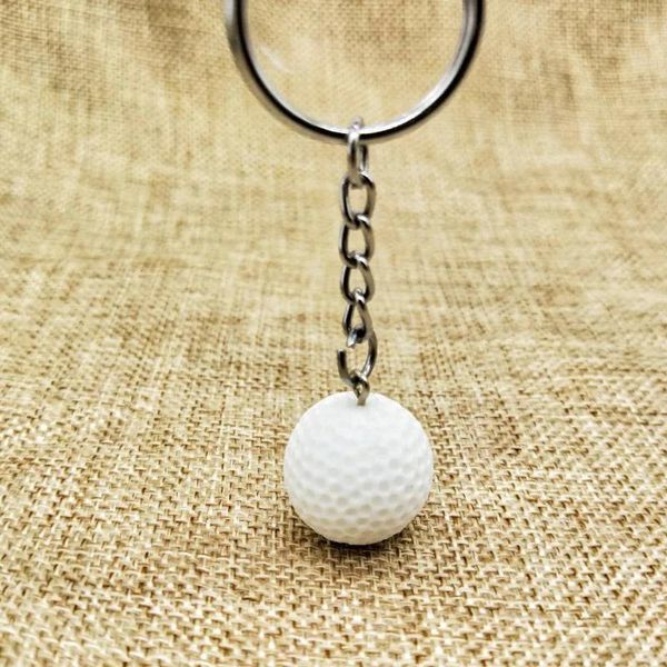 Schlüsselanhänger 180 Stück Sport Metall Schlüsselanhänger Auto Auto Schlüsselanhänger Ring Großhandel Fußball Basketball Golf Ball Anhänger Schlüsselanhänger