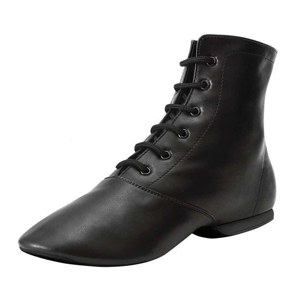 Com as botas, sola sola separada para crianças de couro de jazz são adequadas para meninas e meninos (crianças pequenas/crianças pequenas/anúncios 97