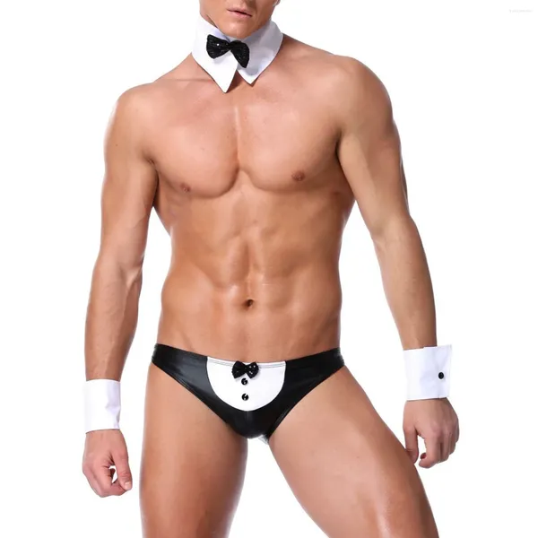 Cuecas homens se sexy cueca tie bow the the briefs masculas lingerie premiumcomfort esticar jockstrap