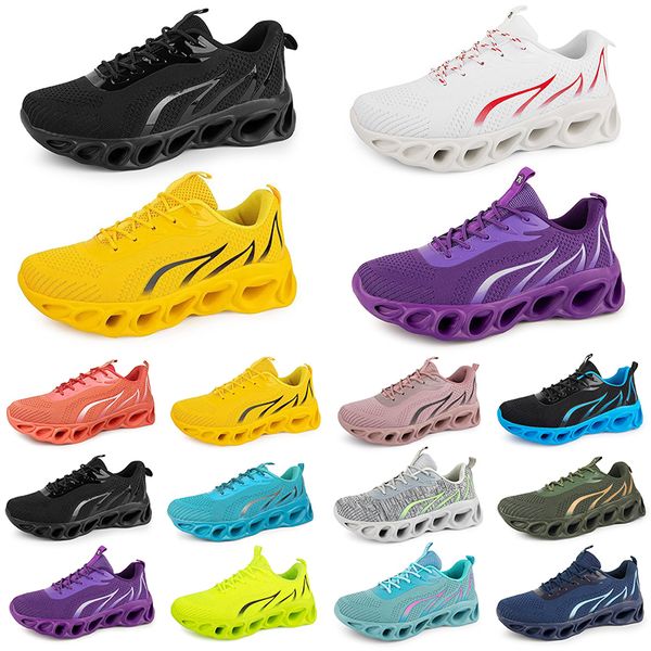 Homens Mulheres Running Sapatos Treinador de Moda Triple Branco Branco Vermelho Verde Verde Azul Peach Teal