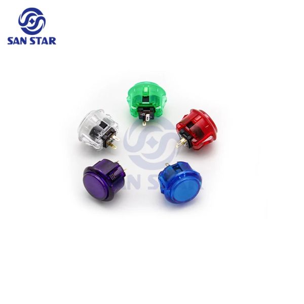 Spiele 6 Teile/los QANBA GRAVITY KS SERIE 24mm 30mm Push Buttons Für Arcade Spiel Pandora Boxing Fighter FightBox Controller