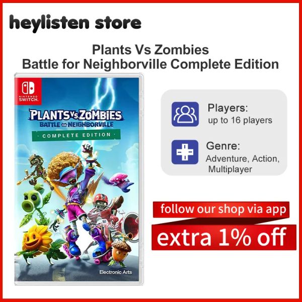 Angebote für Nintendo Switch-Spiele, Plants Vs Zombies Battle for Neighborville Complete Edition-Spiele, physische Kartusche