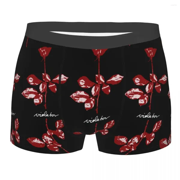 Mutande moda maschile Depeches Cool Mode Intimo Musica Boxer Slip Pantaloncini traspiranti Mutandine