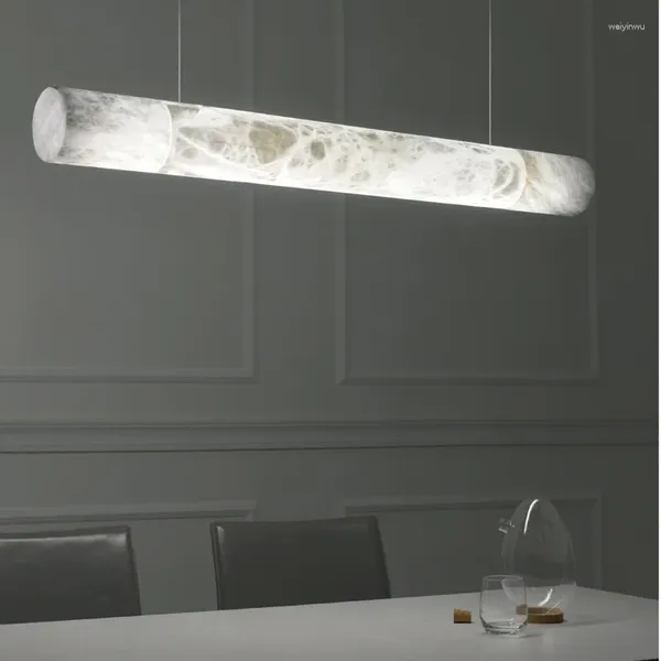 Lâmpadas pendentes retro coleção de mármore sólido led diy pendurado lustre iluminação suspensão luminária lampen para sala de jantar