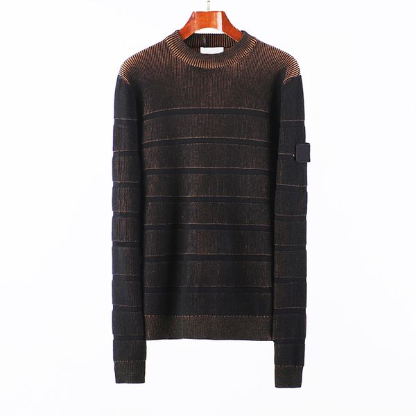 Maglione casual da uomo topstoney di alta qualità 23FW Classico stemma ricamato isola 23825