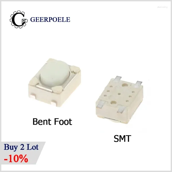 Controle Home Inteligente 3.2 4.2 2.5 Pé Dobrado / SMT 12V 0.05A Botão Interruptor Metal Tátil Micro Tact Touch Reed Interruptor Pulsador