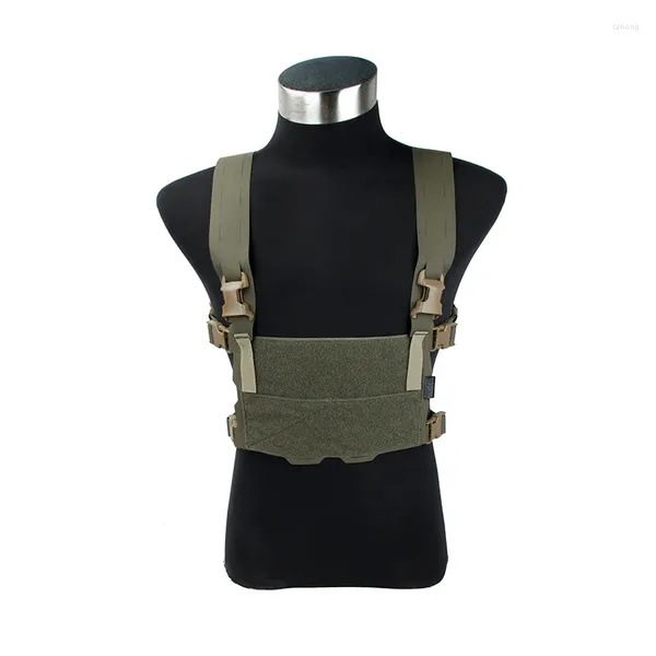 Giacche da caccia TMC Tactical Light Mini Micro Harness Chest Rig Pannello laminato Ranger Green TMC3603