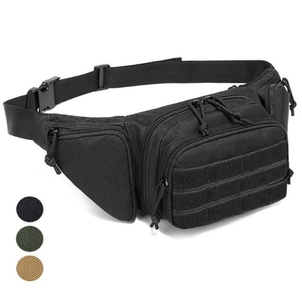Sacos de cintura Tactical Bag Gun Coldre Militar Fanny Pack Sling Ombro Ao Ar Livre Peito Assult Escondido Carry327J
