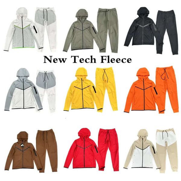 2024 Tracksuit Homens Grosso Tech Fleece Calças Sportswear Hoodies Jaquetas Espaço Calças de Algodão Mulheres Bottoms Corredores Homem Correndo Jaqueta Muti Mens Sports Classic