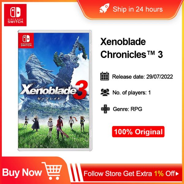 Angebote Xenoblade Chronicles 3 Nintendo Switch Rollenspiele unterstützen Einzelsystem 1 Spieler TV-Modus Tabletop-Modus Handheld-Modus