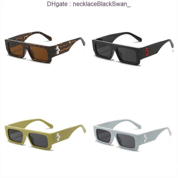 Модные белые оправы, стильные квадратные брендовые мужские и женские солнцезащитные очки 2239 Arrow x Black Frame, трендовые солнцезащитные очки, яркие спортивные солнцезащитные очки для путешествий 71S0 6FD7