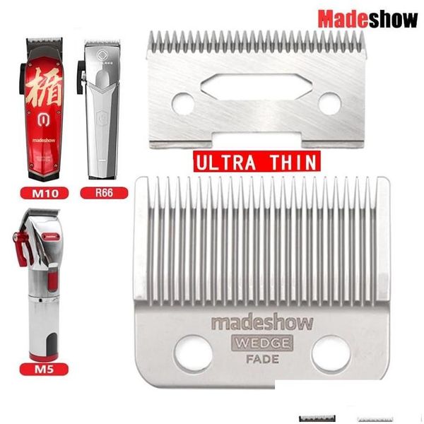 Terrimer Timmer Madeshow M5F M10 R66 Scade a cuneo Clietta per capelli in acciaio in acciaio