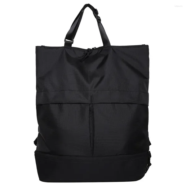 Açık çantalar unisex seyahat backbag hafif kadınlar sırt çantası üzerinde taşıma büyük kapasiteli düz renk çok fonksiyonlu çok yönlü çanta