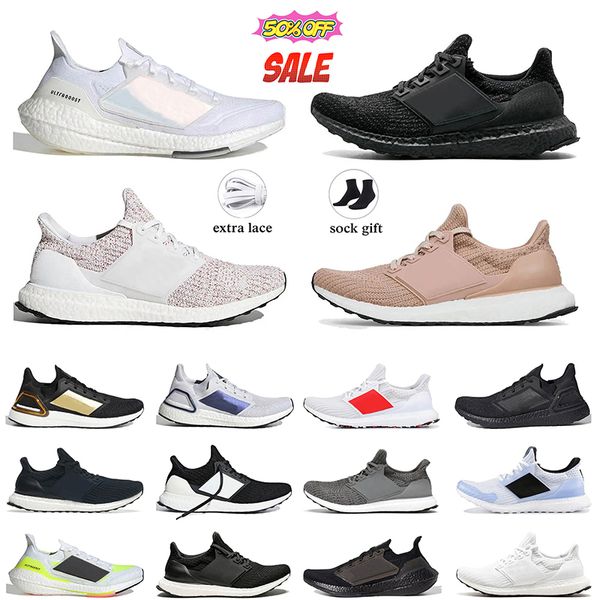 Designer 19 Ultra Boost 4.0 Scarpe da corsa per esterni Panda Triple Bianco Oro Dash Grigio DNA Crew Navy Moda Uomo Donna Mocassini con plateau Scarpe da ginnastica sportive Sneakers