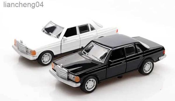 Modelo de carro fundido 1 36 1993 benz w124, roda em escala, carro fundido, modelo de metal, veículo clássico, coleção de brinquedos para crianças, presentes a92