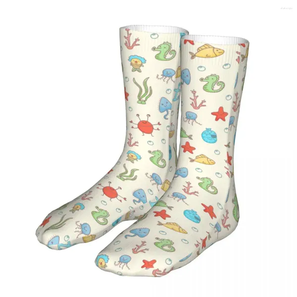 Herrensocken Oktopus Meer Tier Männer Frauen Polyester Mode Harajuku Frühling Sommer Herbst Winter Geschenk