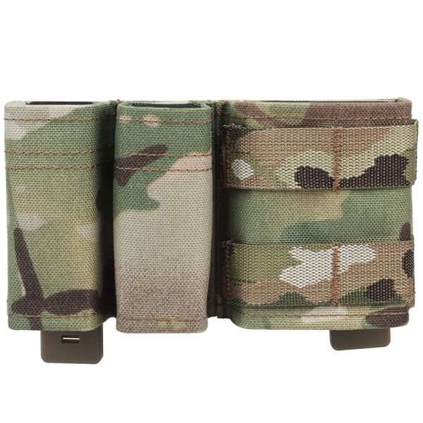 Borse IDOGEAR Borsa tattica multiuso Molle per esterni VELOCE Doppia 9MM + 5.56 Borsa per riviste mimetica Borsa per funzioni Accessorio MGF06