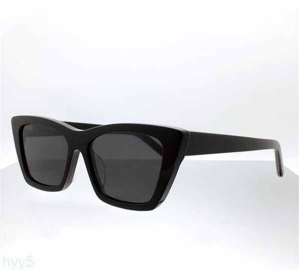Солнцезащитные очки, солнцезащитные очки из слюды, популярные женские ретро-оправы в форме глаз, летние очки для отдыха, дикий стиль, защита в комплекте с чехлом