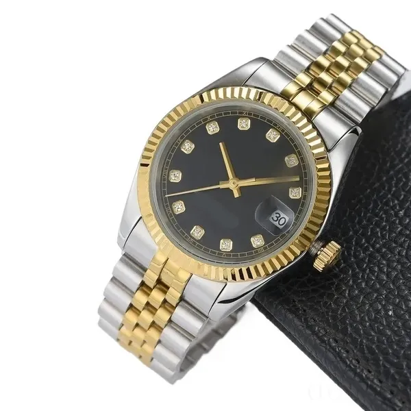 Automatikuhr, Designer-Armbanduhr für Damen, Kalender, Datejust-Zifferblatt, Iced Out-Uhr, diamantvergoldetes Zifferblatt, mehrfarbig, 41 mm, 36 mm, 31 mm, 28 mm, SB034 B4