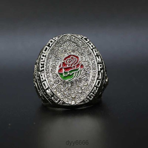 Bandringe 2014–2015 Oregon Duck Rose Bowl Champion Ring Klassisch beliebt Y28h