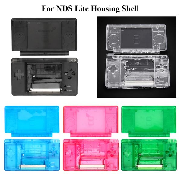 Cases Dropshipping Neue Gehäuse Shell Cover Fall Full Set mit Tasten Schrauben Kit Ersatz Für Nintendo DS Lite NDSL Spielkonsole