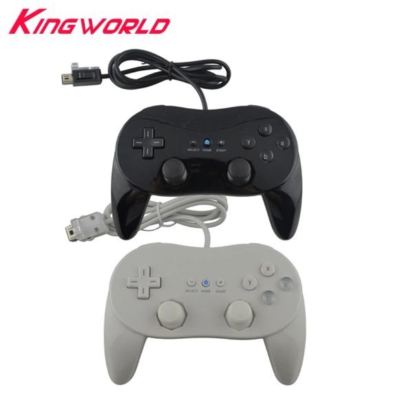 Gamepads de alta qualidade Classic 2 Wired Game Controller Gaming Remote Pro Gamepad para Wii