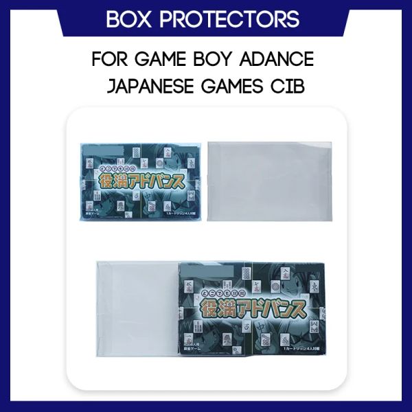 Hüllen Boxschutz für Game Boy Advance Japanische Spiele CIB Komplett in Box Maßgeschneiderte durchsichtige Kunststoffhülle