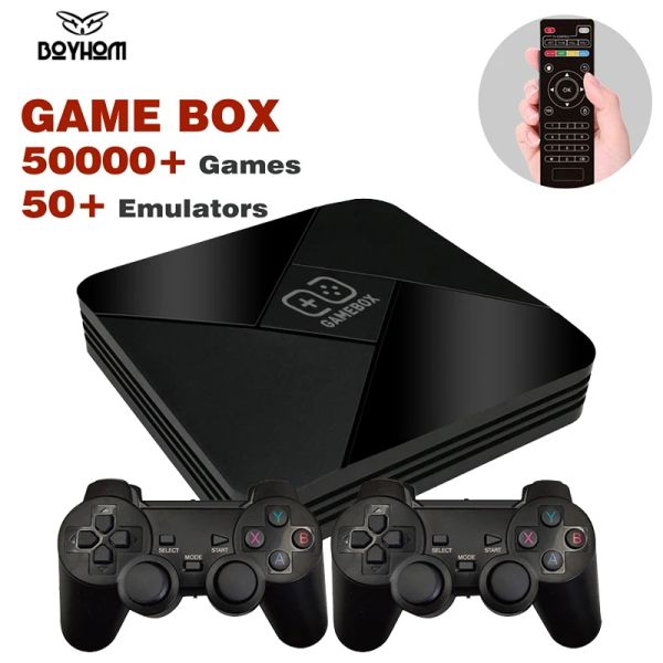 Console BOYHOM Retro Dualsystem Console per videogiochi TV Box 50+ emulatori MAX 50000+ giochi per NDS/PS1/PSP/GBA/N64 Settop Game