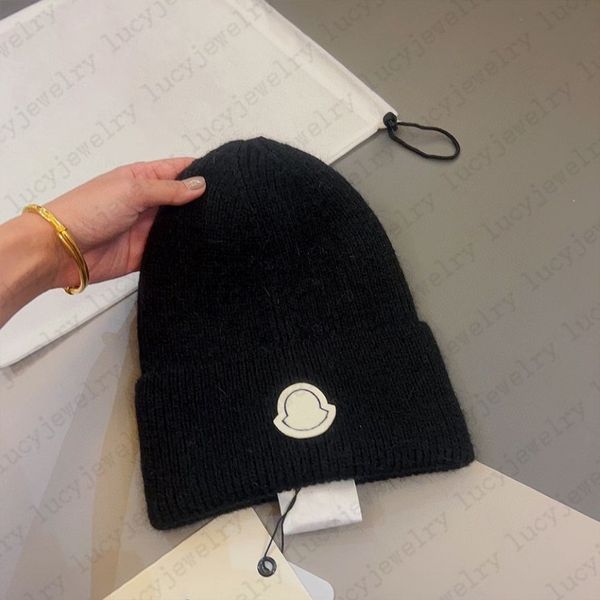 Cappello lavorato a maglia Beanie Cap Designer Skull Caps per uomo Donna Cappelli invernali 3 colori Nero Bianco Grigio263z